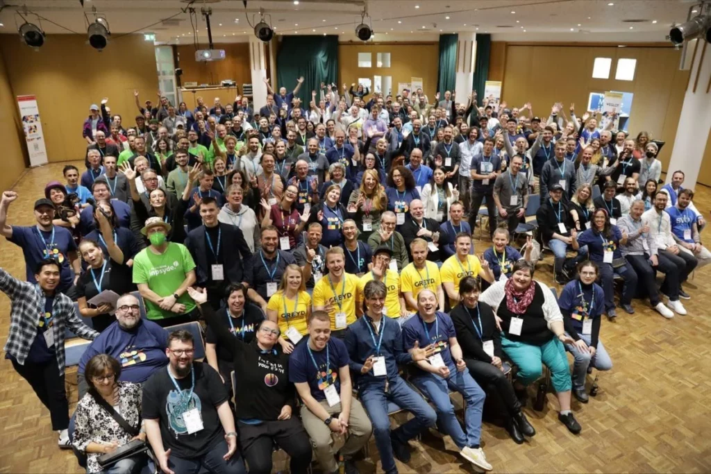 Gruppenfoto vom WordCamp Germany 2023
