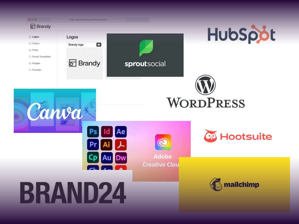 Collage of Logos of tools every agency needs