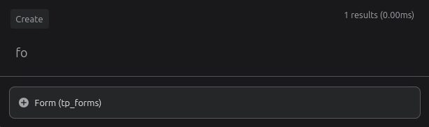 Easy 1-Key Resource Creation with Command UI's search bar